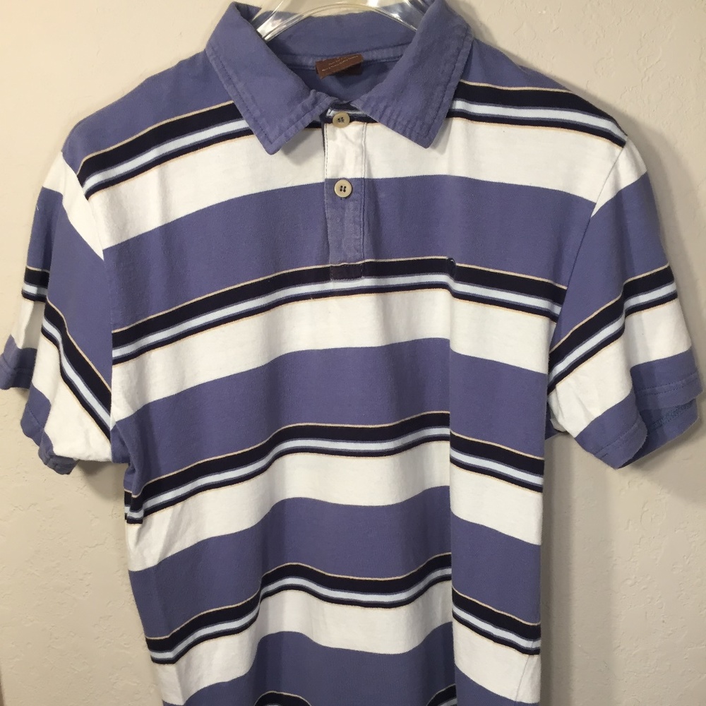 Men's Parts Striped Short-Sleeve Polo Shirt, S